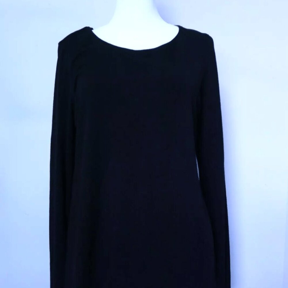 Eileen Fisher Black Long Sleeve Casual Women's Top Size Medium/Lightweight